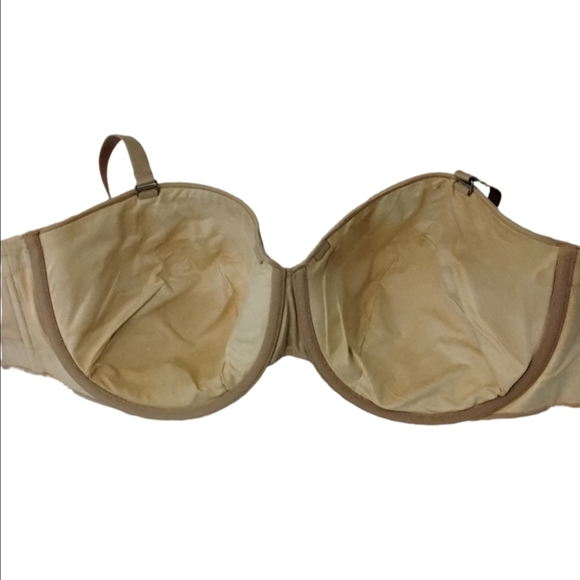 NWT Victoria’s Secret Biofit Uplift Bra Multiway Strapless Buff Beige Nude 40DD - Picture 3 of 8